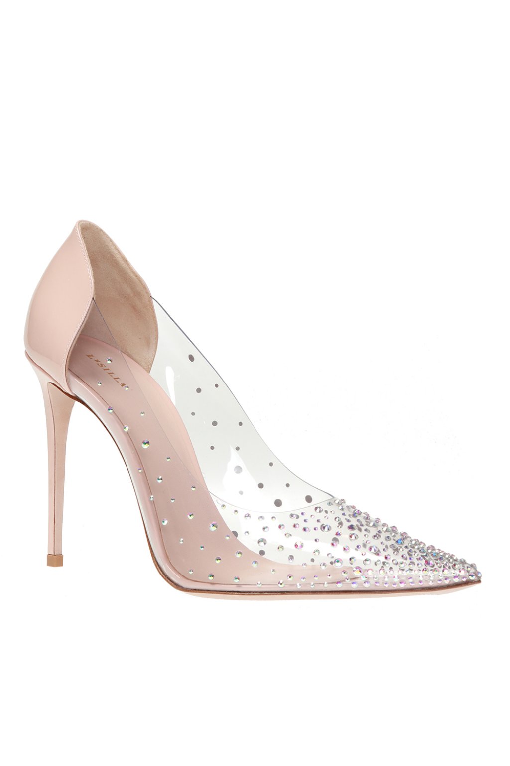 Le Silla ‘Nicole’ transparent stiletto pumps